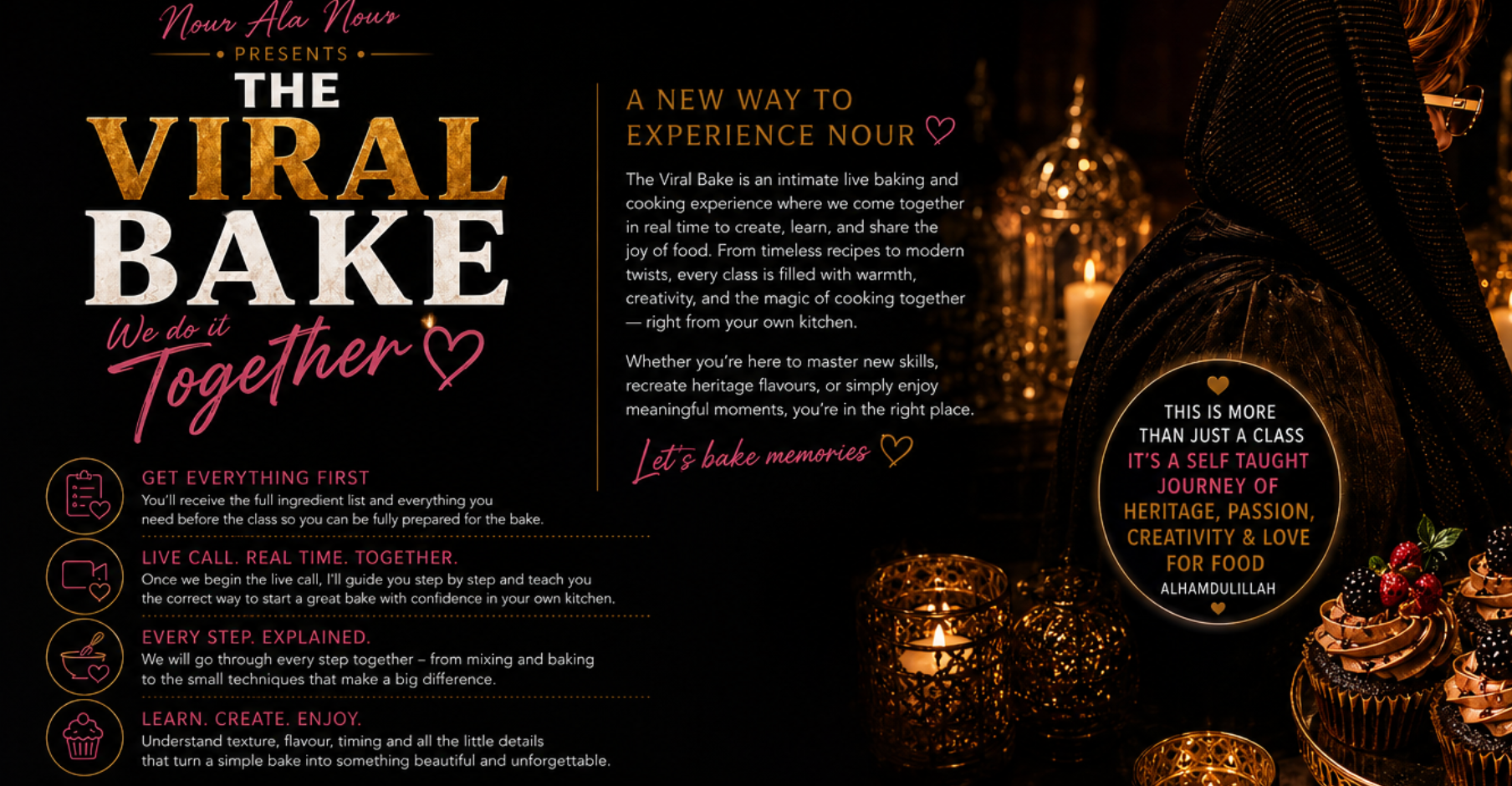The Viral Bake — Live Virtual Cooking Experience